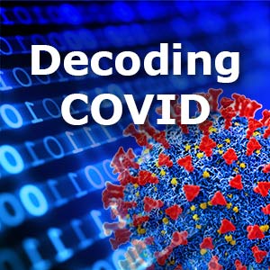 Decoding COVID Podcast Art